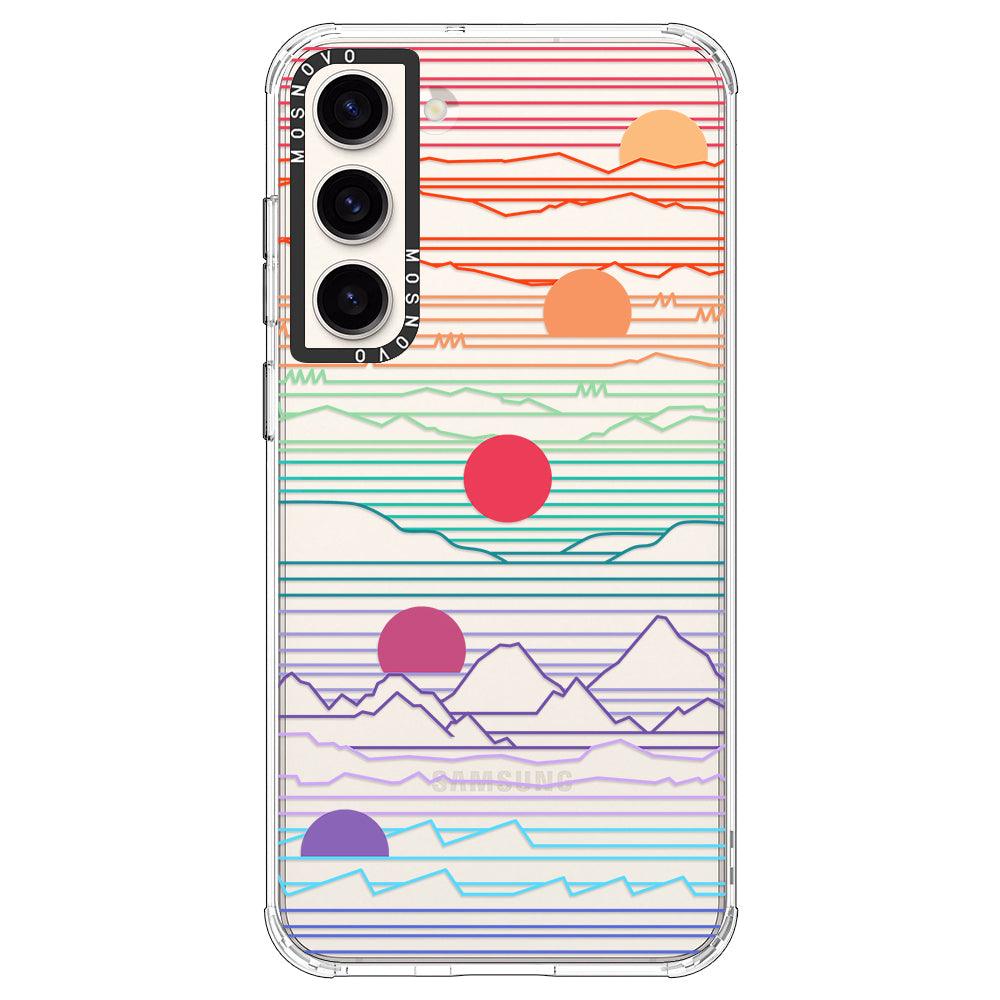 Sunrise and Sunset Phone Case - Samsung Galaxy S23 Case - MOSNOVO