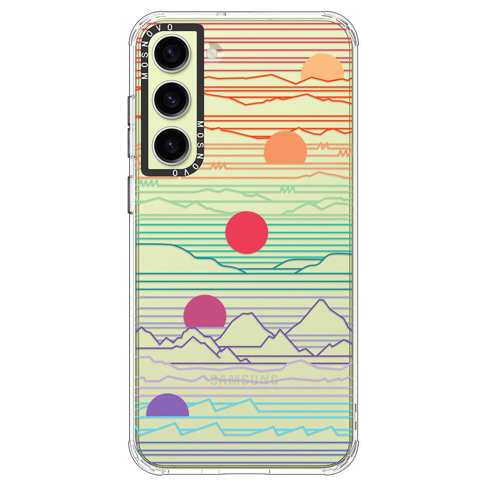 Sunrise and Sunset Phone Case - Samsung Galaxy S23 Case - MOSNOVO