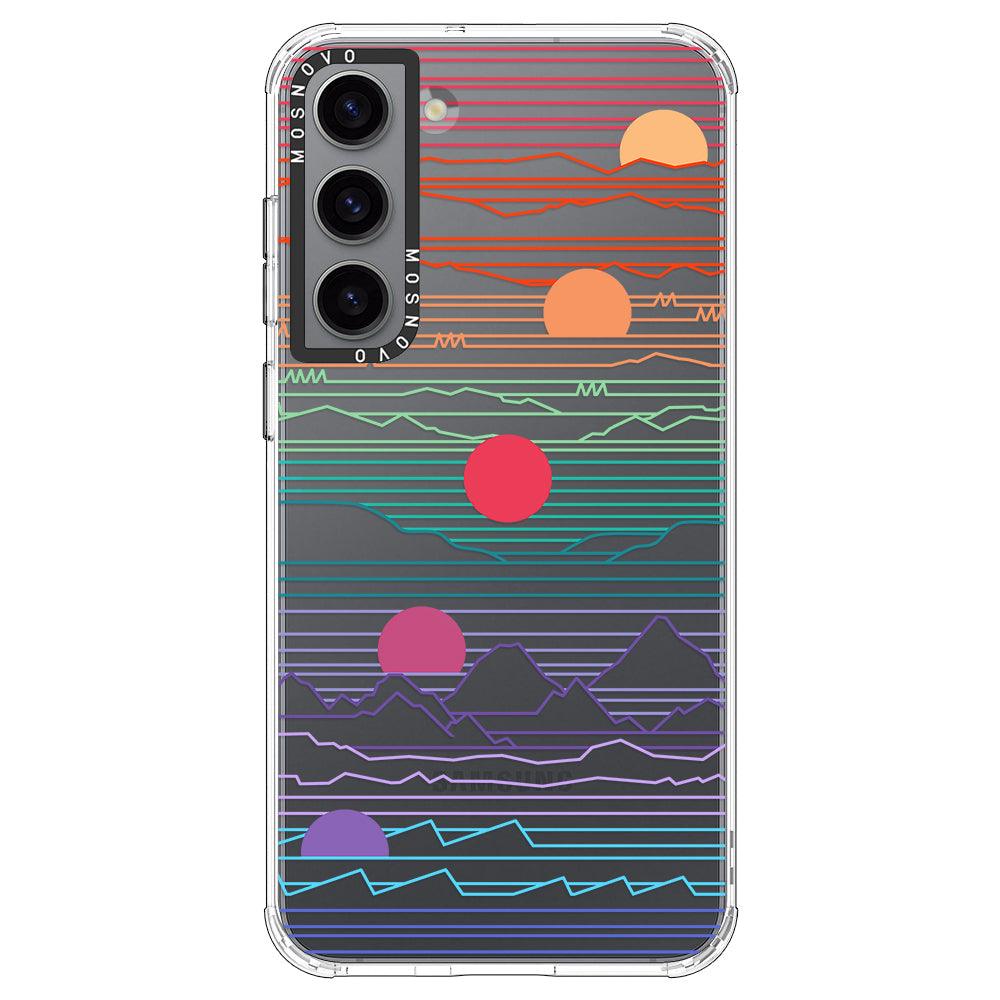 Sunrise and Sunset Phone Case - Samsung Galaxy S23 Case - MOSNOVO