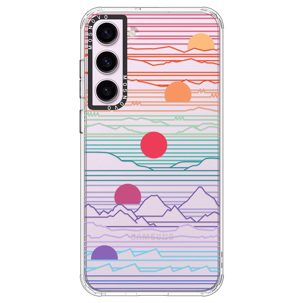 Sunrise and Sunset Phone Case - Samsung Galaxy S23 Plus Case - MOSNOVO