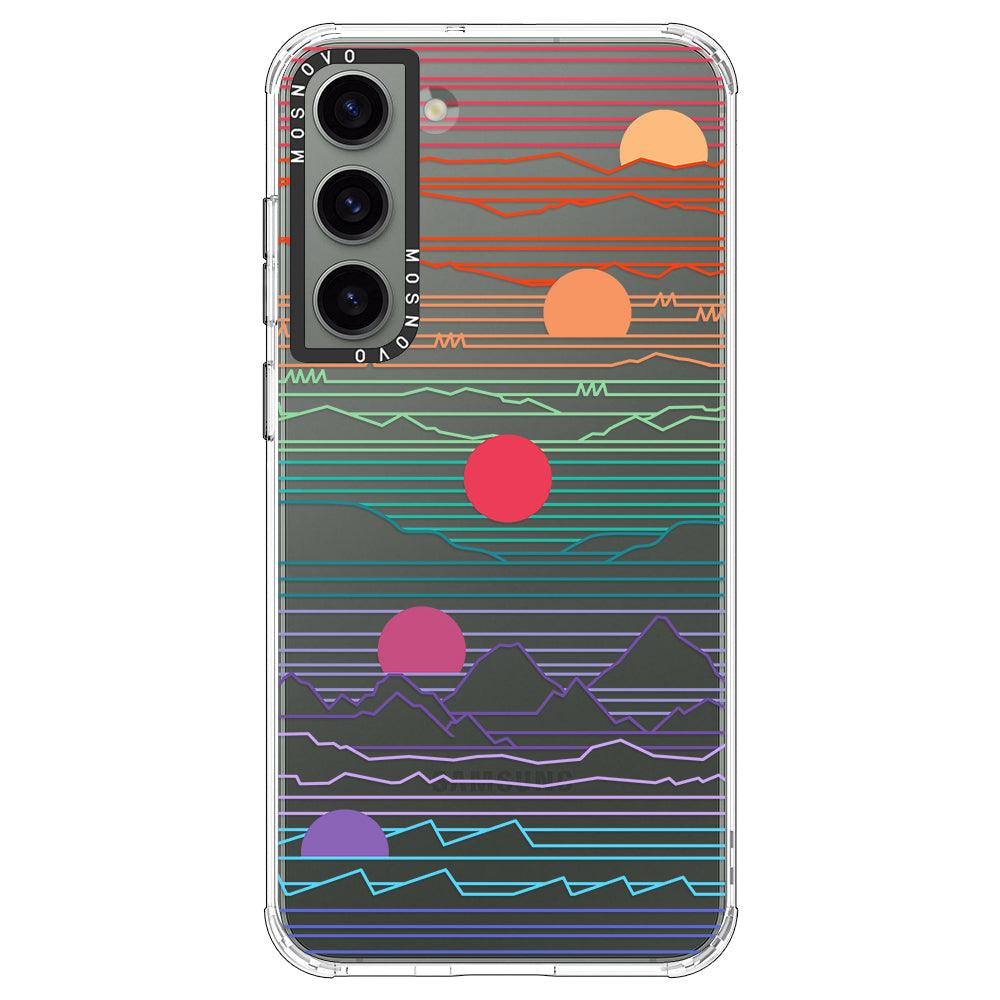 Sunrise and Sunset Phone Case - Samsung Galaxy S23 Plus Case - MOSNOVO