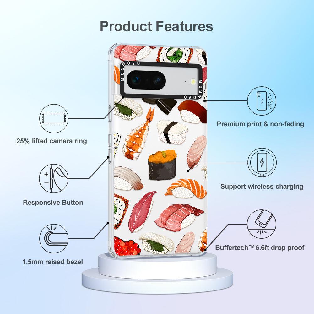 Sushi Phone Case - Google Pixel 7 Case - MOSNOVO