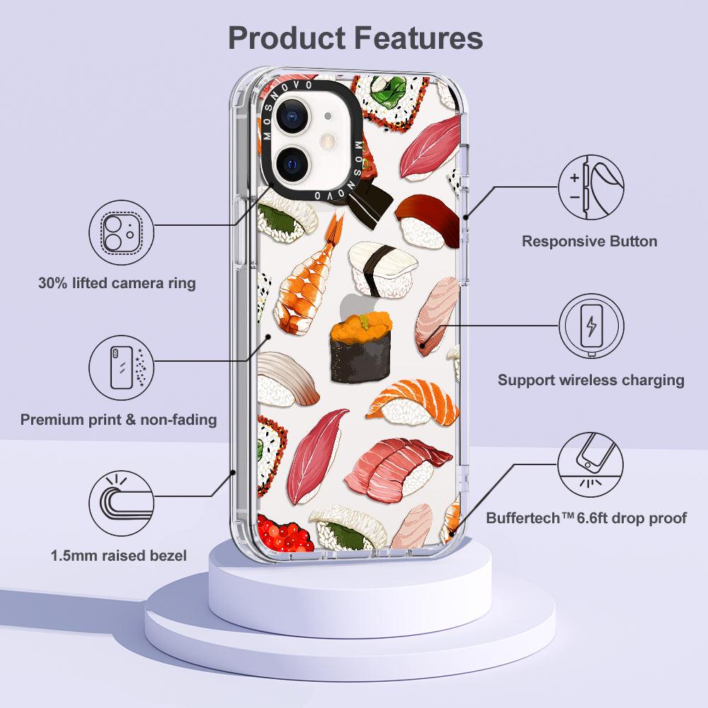 Sushi Phone Case - iPhone 12 Mini Case - MOSNOVO