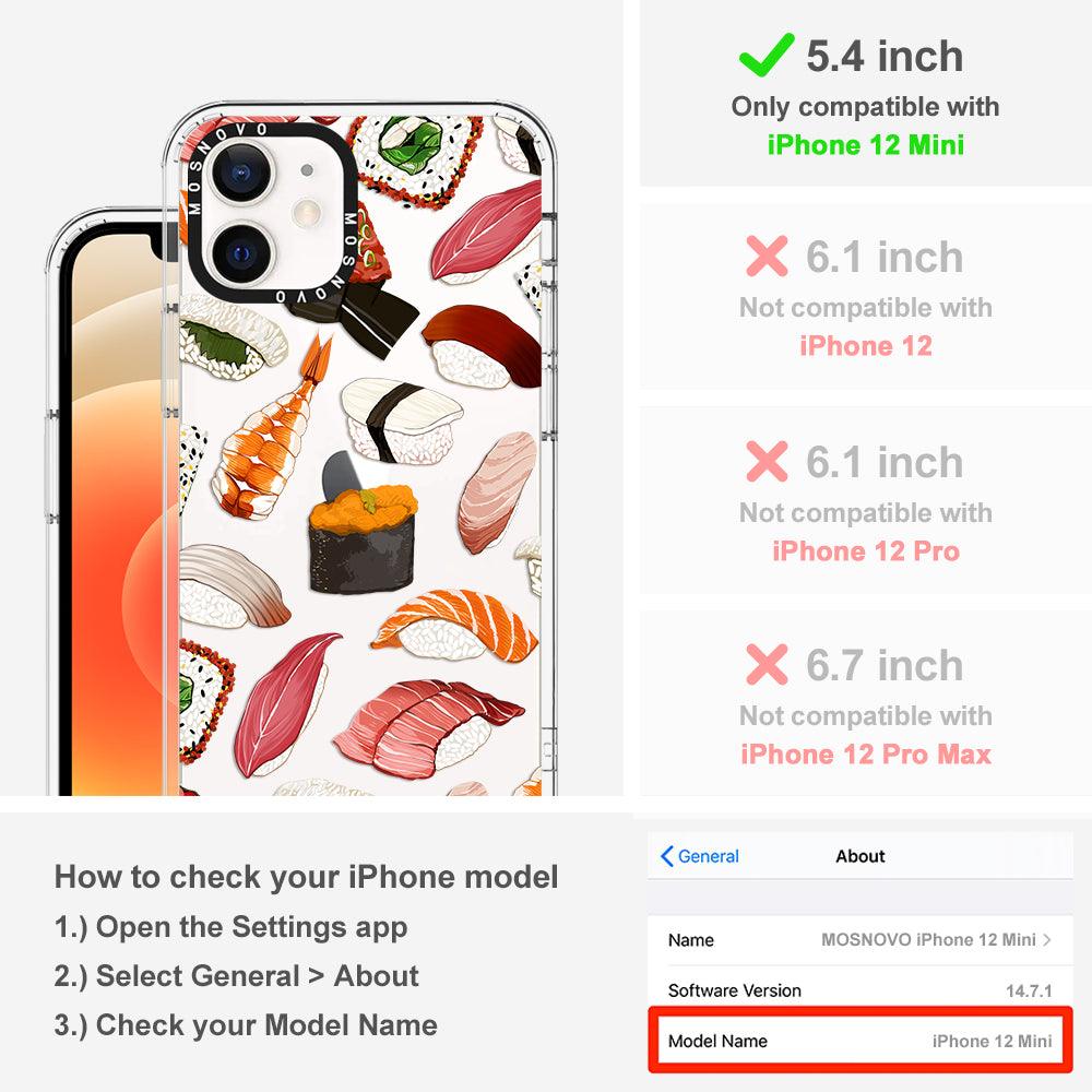 Sushi Phone Case - iPhone 12 Mini Case - MOSNOVO