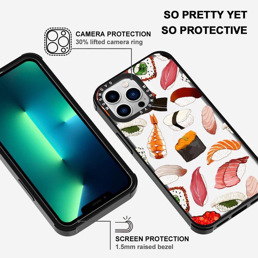 Mixed Sushi Phone Case - iPhone 13 Pro Max Case - MOSNOVO