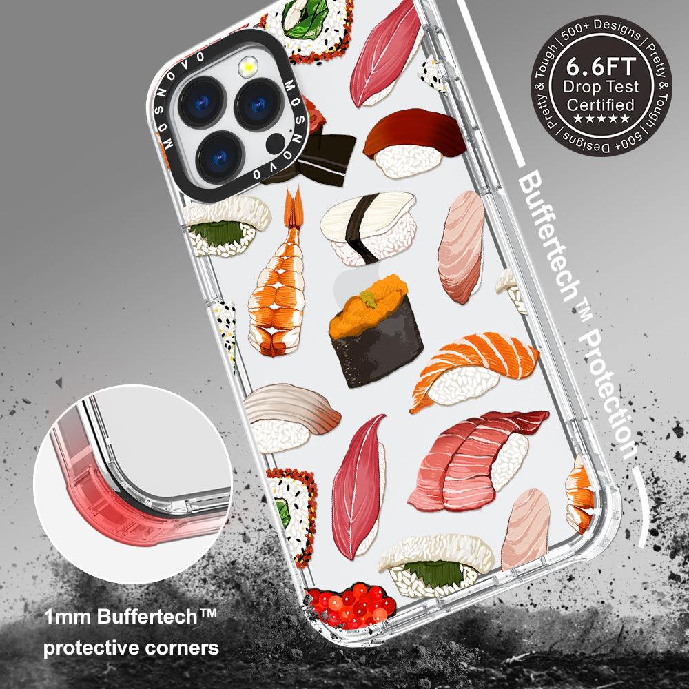 Mixed Sushi Phone Case - iPhone 13 Pro Max Case - MOSNOVO