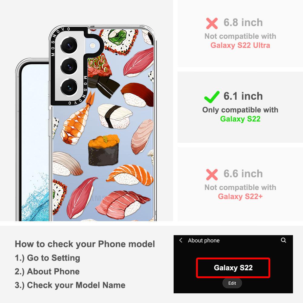 Sushi Phone Case - Samsung Galaxy S22 Case - MOSNOVO