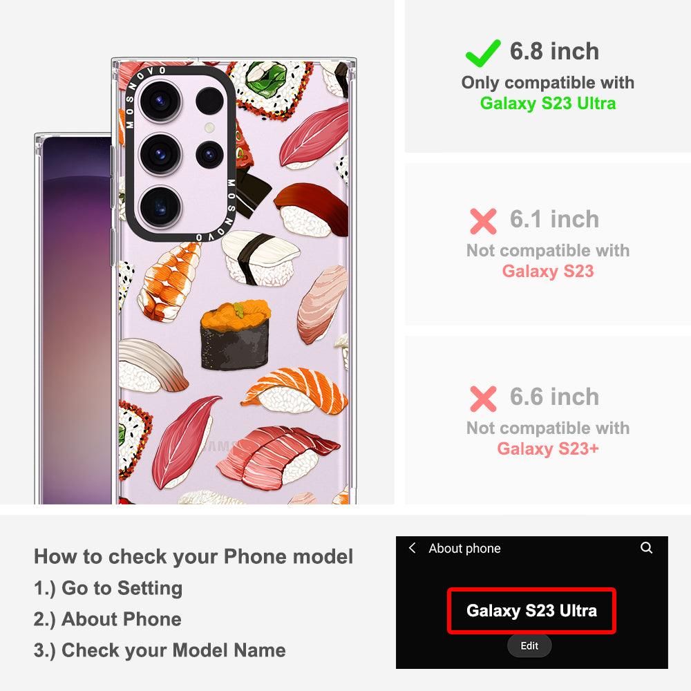Sushi Phone Case - Samsung Galaxy S23 Ultra Case - MOSNOVO