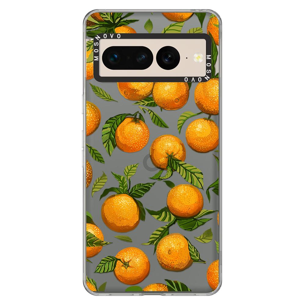 Tangerine Phone Case - Google Pixel 7 Pro Case - MOSNOVO