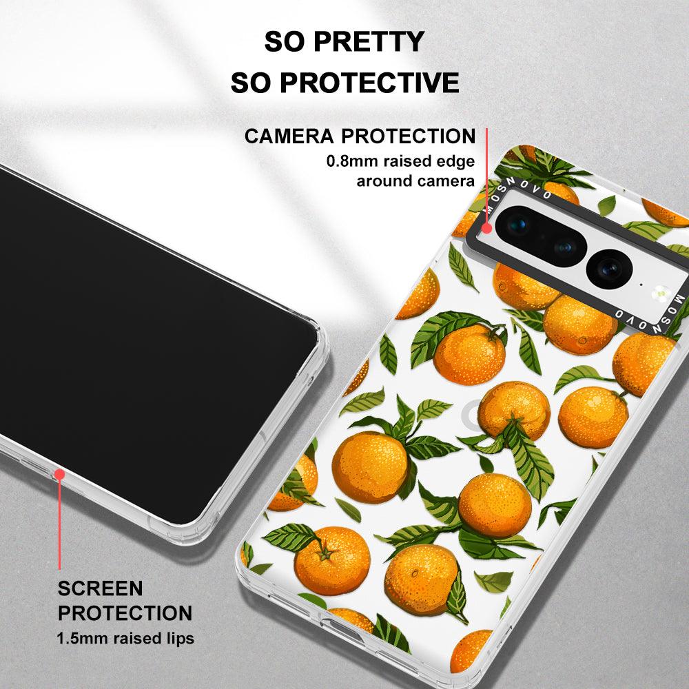 Tangerine Phone Case - Google Pixel 7 Pro Case - MOSNOVO