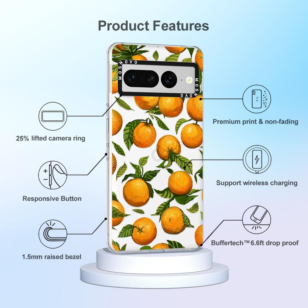 Tangerine Phone Case - Google Pixel 7 Pro Case - MOSNOVO