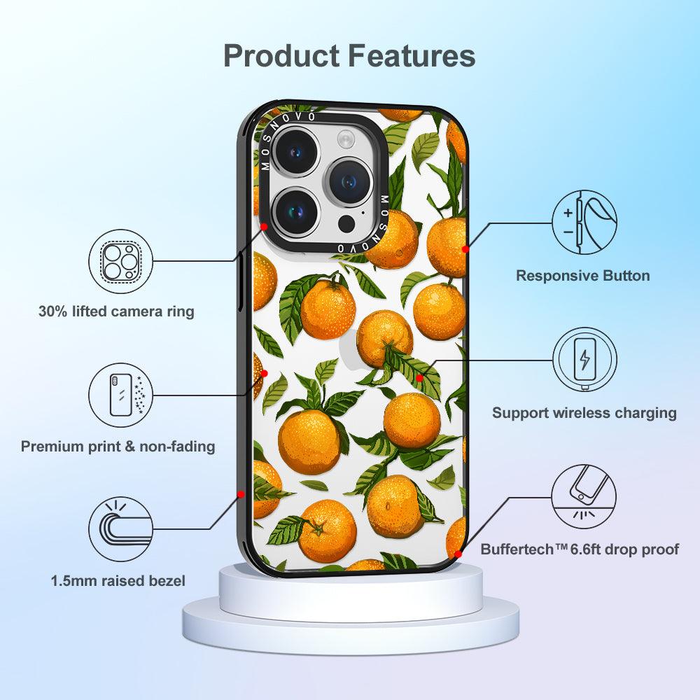 Tangerine Phone Case - iPhone 14 Pro Case - MOSNOVO