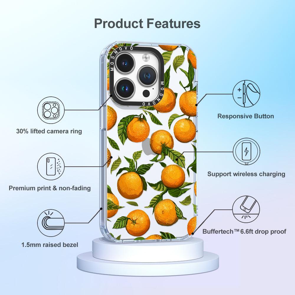 Tangerine Phone Case - iPhone 14 Pro Case - MOSNOVO