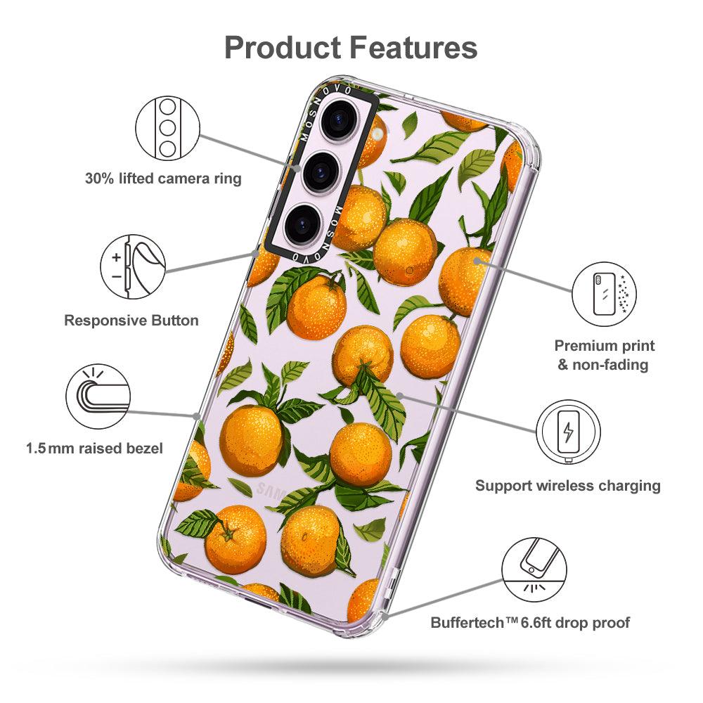 Tangerine Phone Case - Samsung Galaxy S23 Case - MOSNOVO