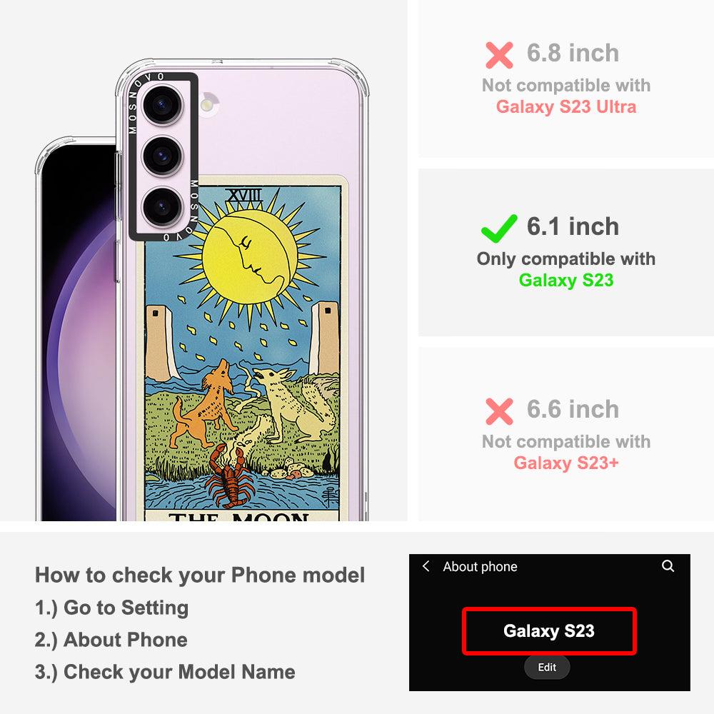 The Moon Phone Case - Samsung Galaxy S23 Case - MOSNOVO