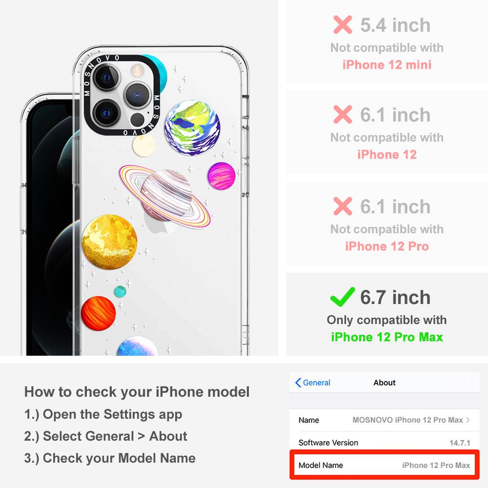 The Planet Phone Case - iPhone 12 Pro Max Case - MOSNOVO