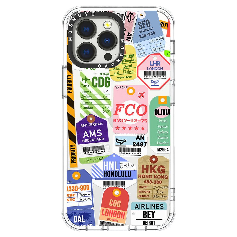 Ticket Label Phone Case - iPhone 13 Pro Max Case - MOSNOVO