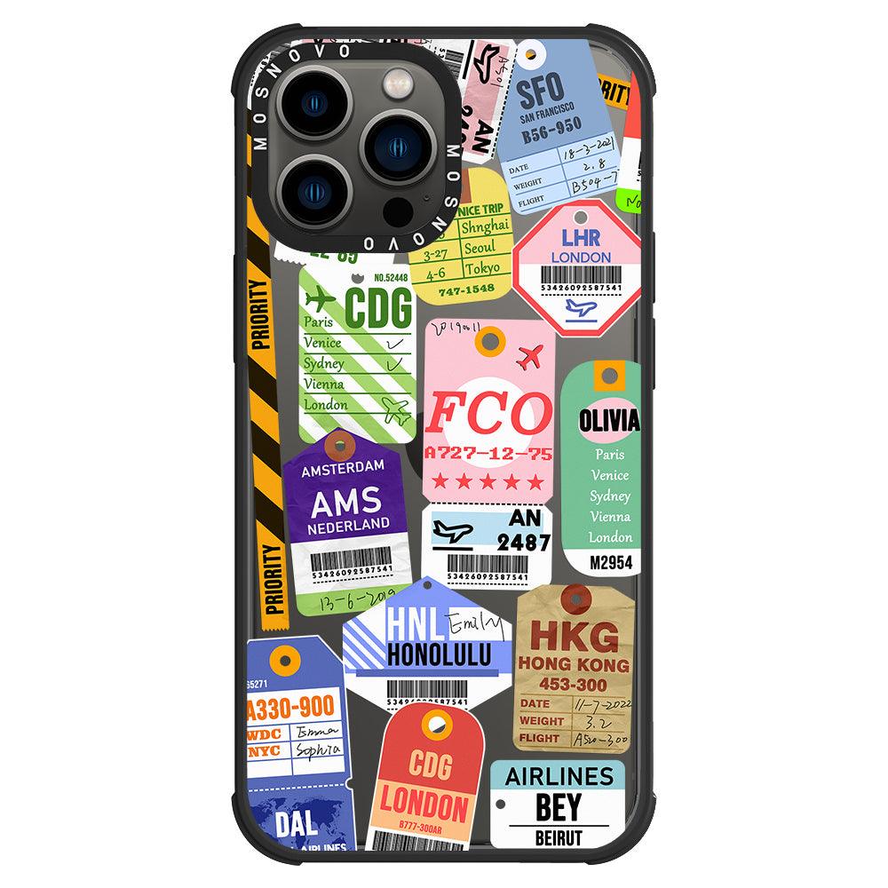 Ticket Label Phone Case - iPhone 13 Pro Max Case - MOSNOVO