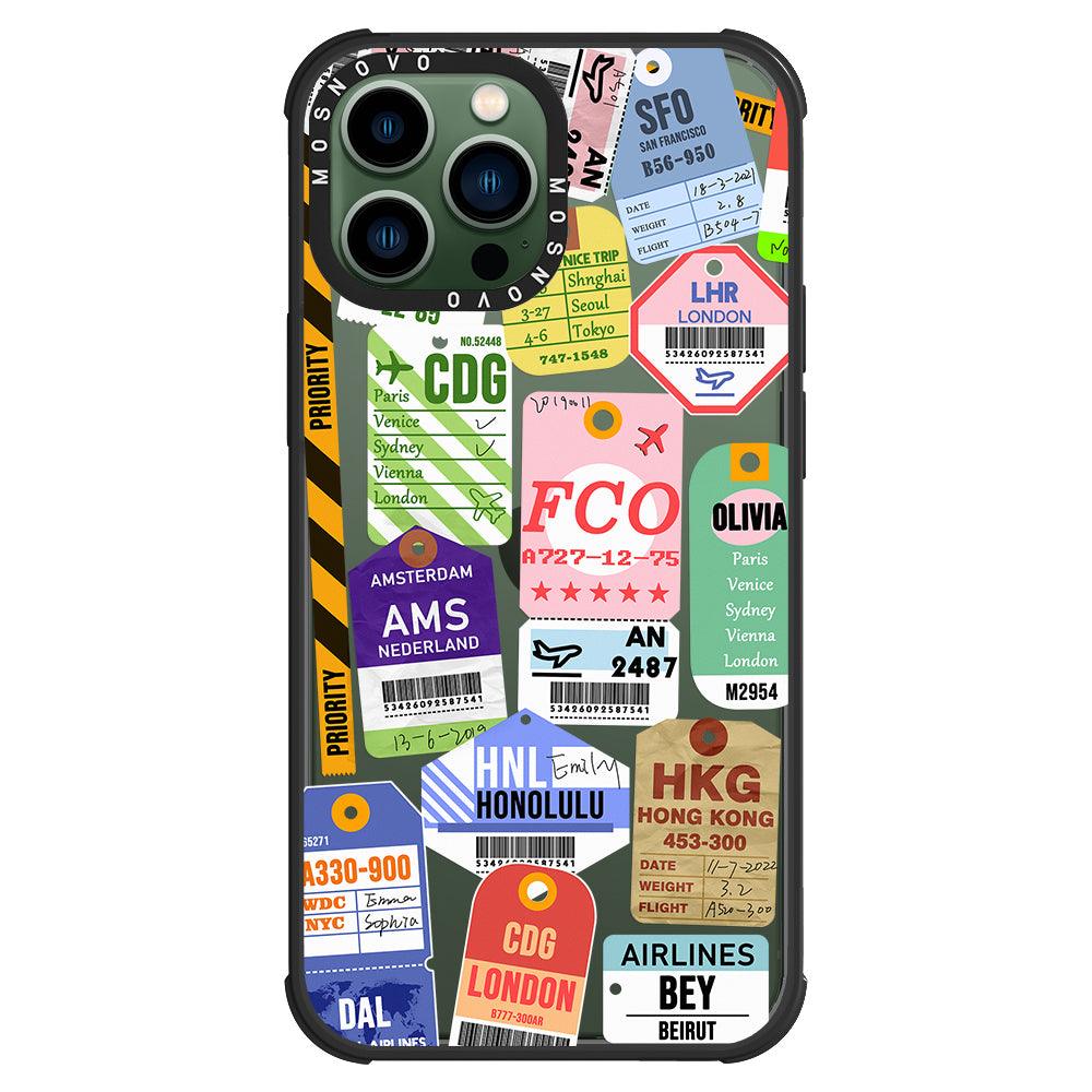 Ticket Label Phone Case - iPhone 13 Pro Max Case - MOSNOVO