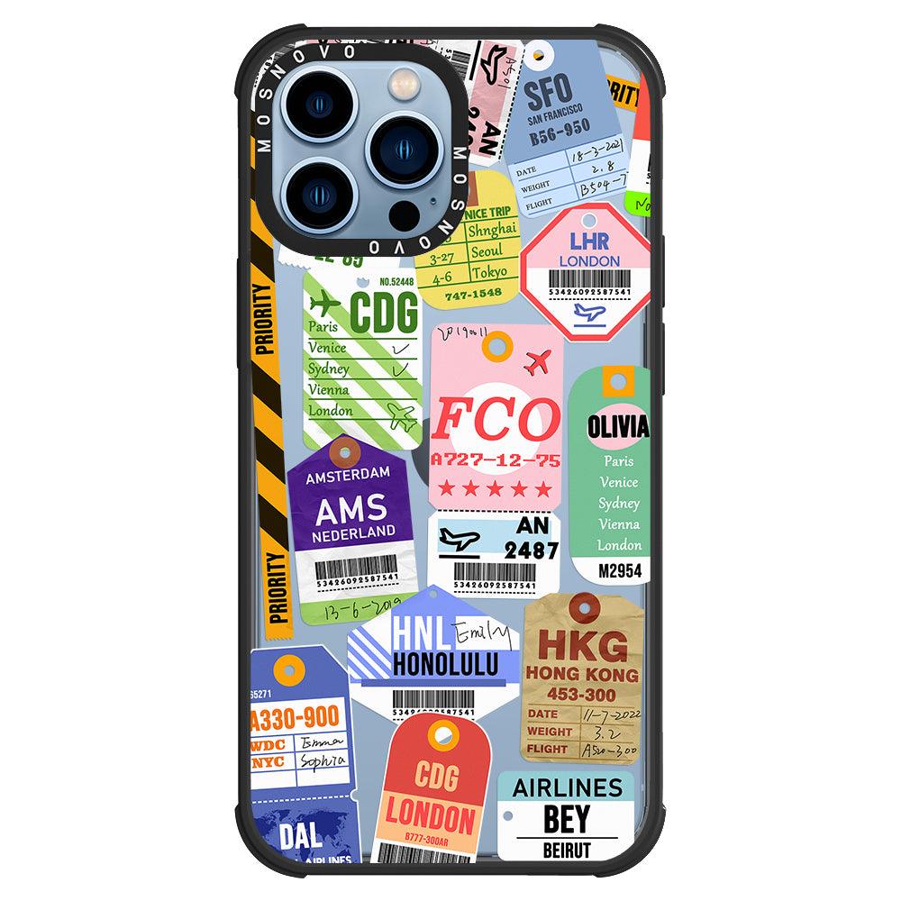 Ticket Label Phone Case - iPhone 13 Pro Max Case - MOSNOVO