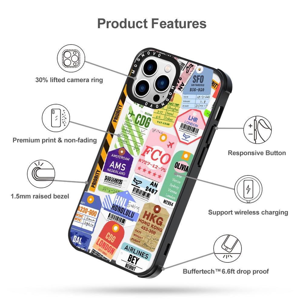 Ticket Label Phone Case - iPhone 13 Pro Max Case - MOSNOVO