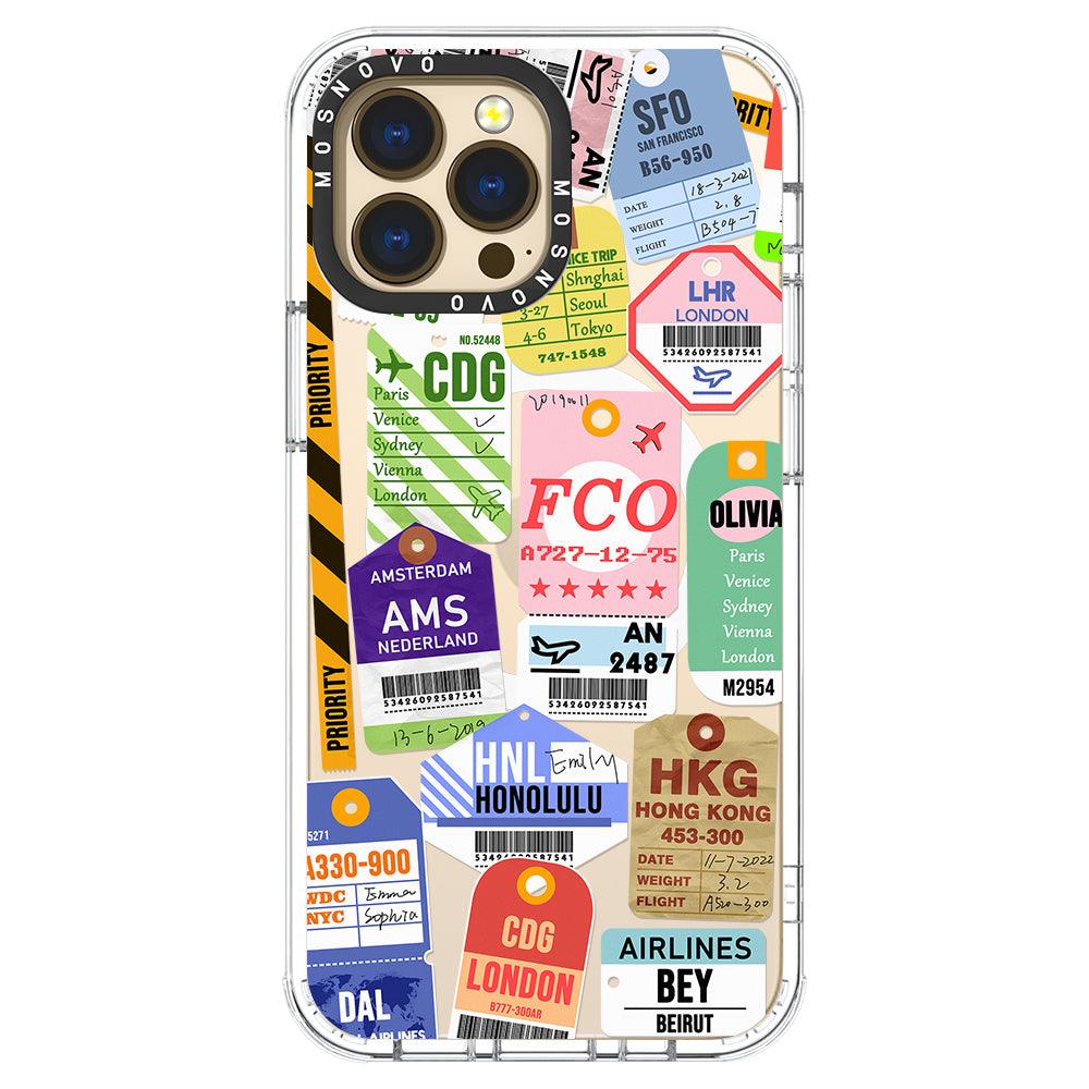 Ticket Label Phone Case - iPhone 13 Pro Max Case - MOSNOVO