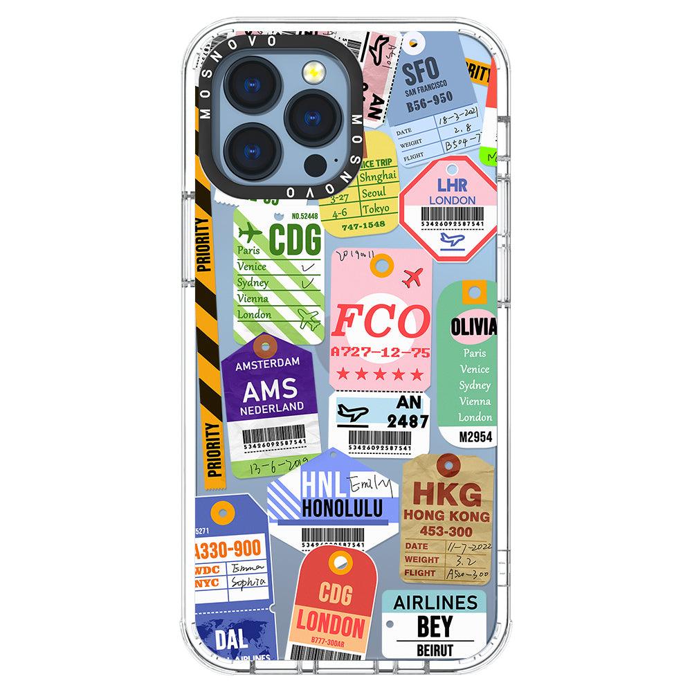 Ticket Label Phone Case - iPhone 13 Pro Max Case - MOSNOVO