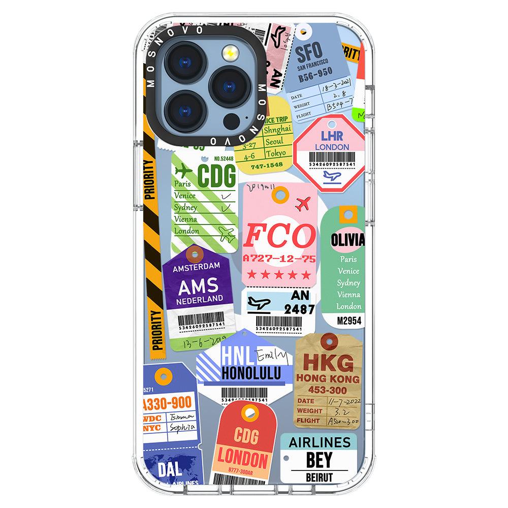 Ticket Label Phone Case - iPhone 13 Pro Max Case - MOSNOVO