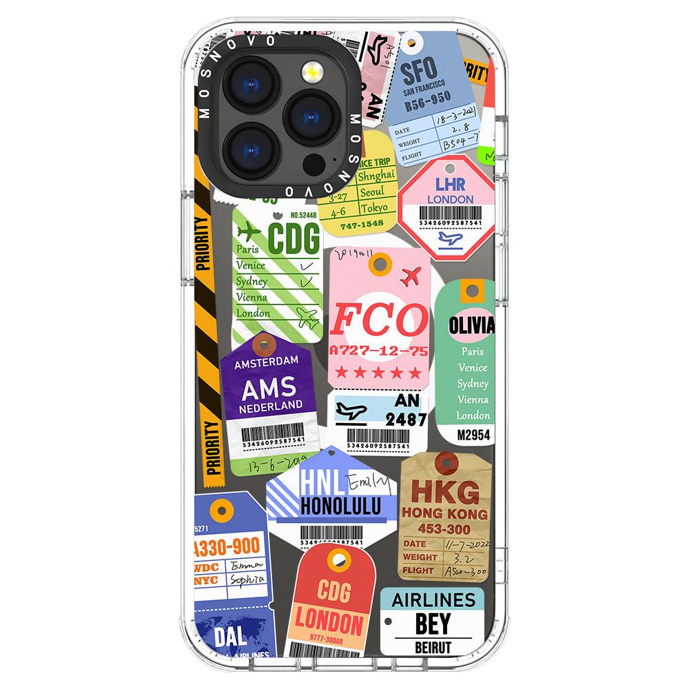 Ticket Label Phone Case - iPhone 13 Pro Max Case - MOSNOVO