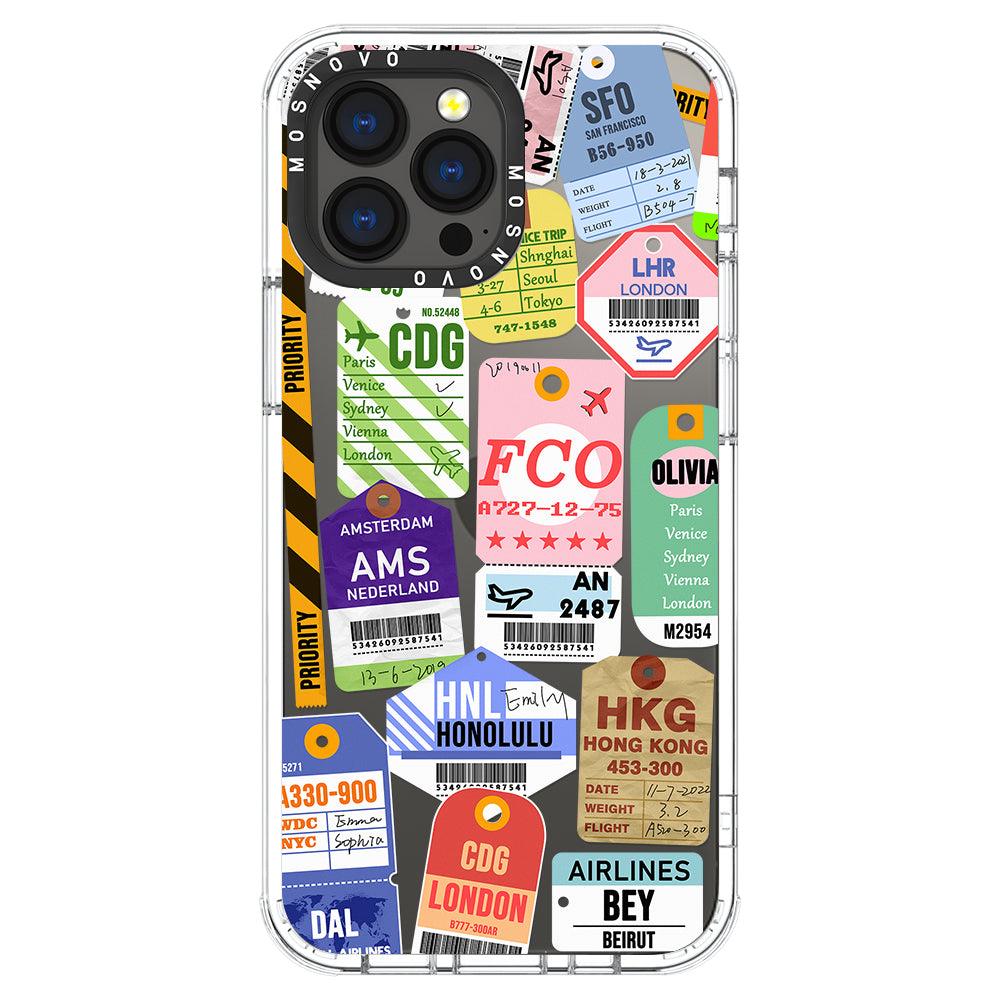 Ticket Label Phone Case - iPhone 13 Pro Max Case - MOSNOVO