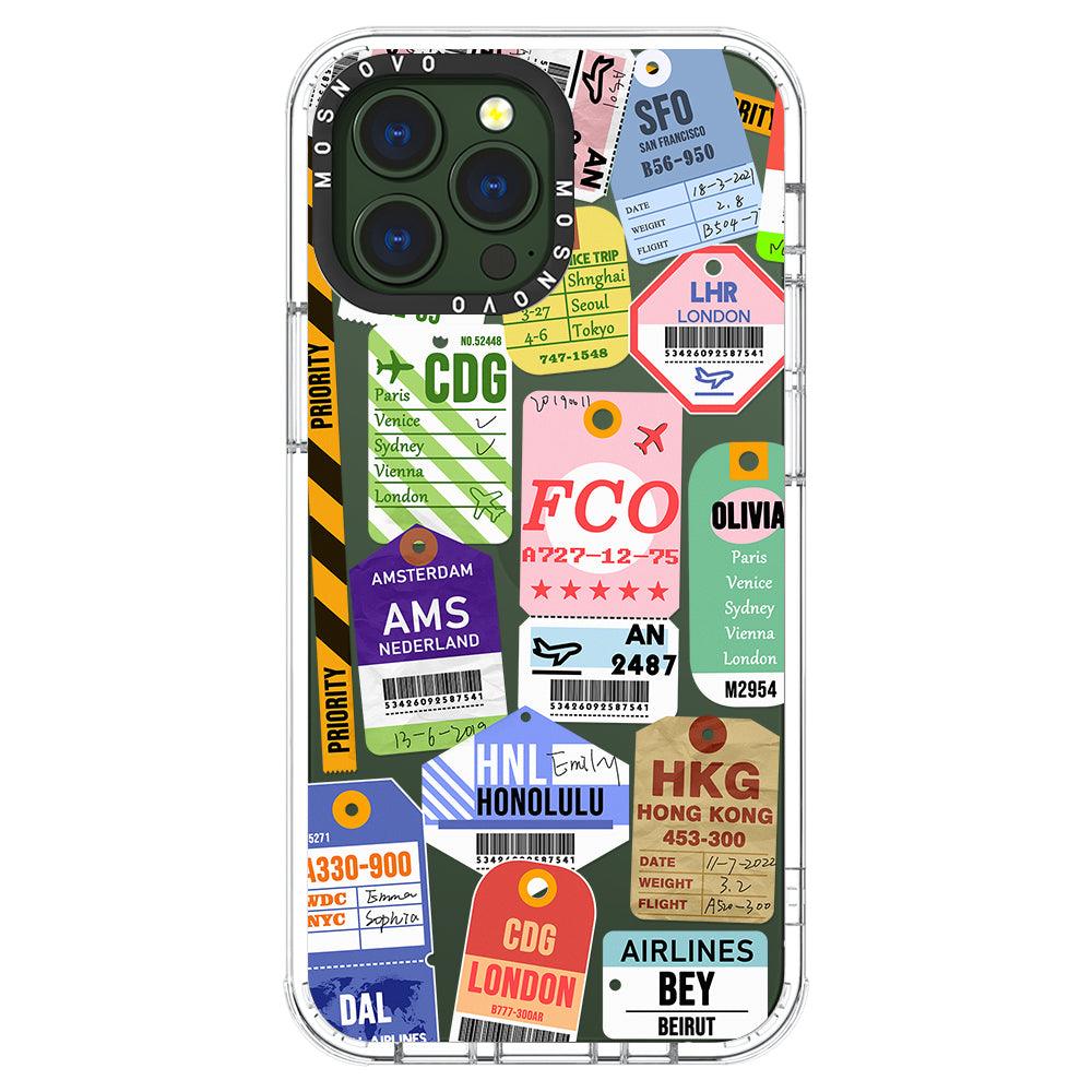 Ticket Label Phone Case - iPhone 13 Pro Max Case - MOSNOVO