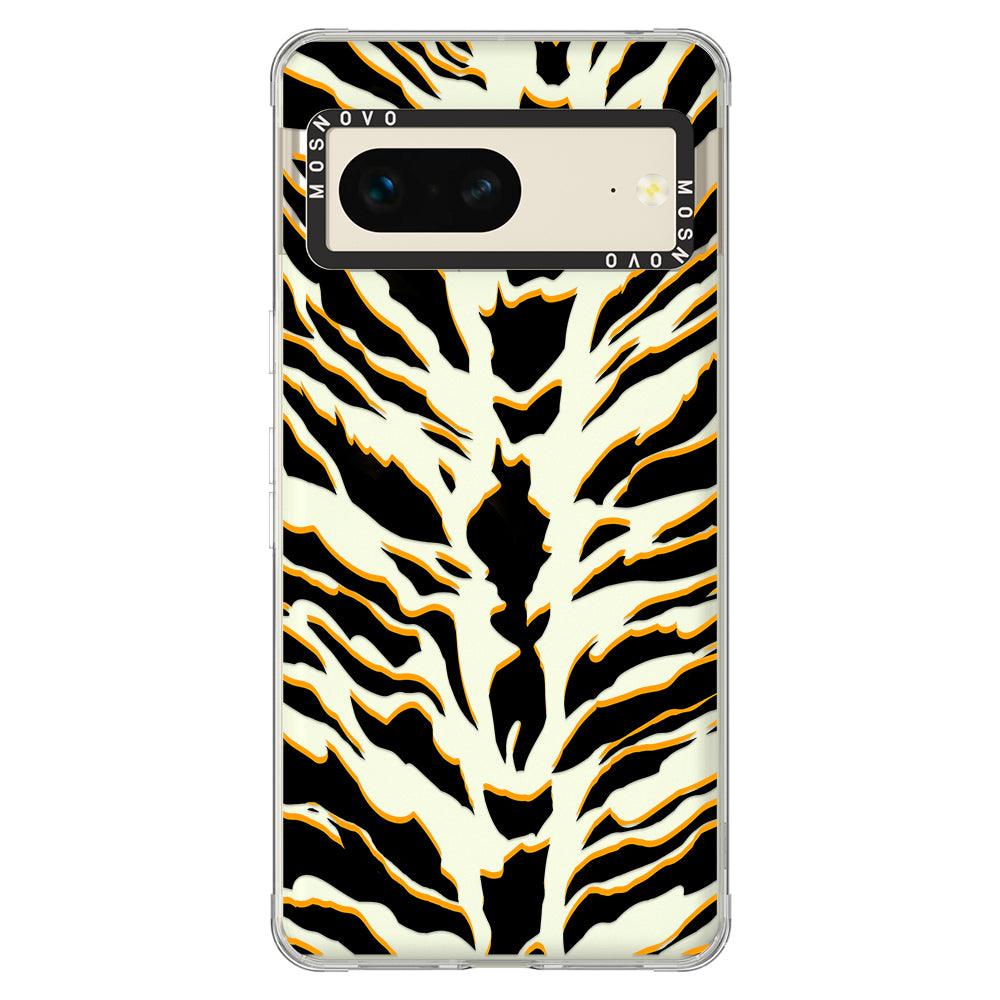 Tiger Print Phone Case - Google Pixel 7 Case - MOSNOVO