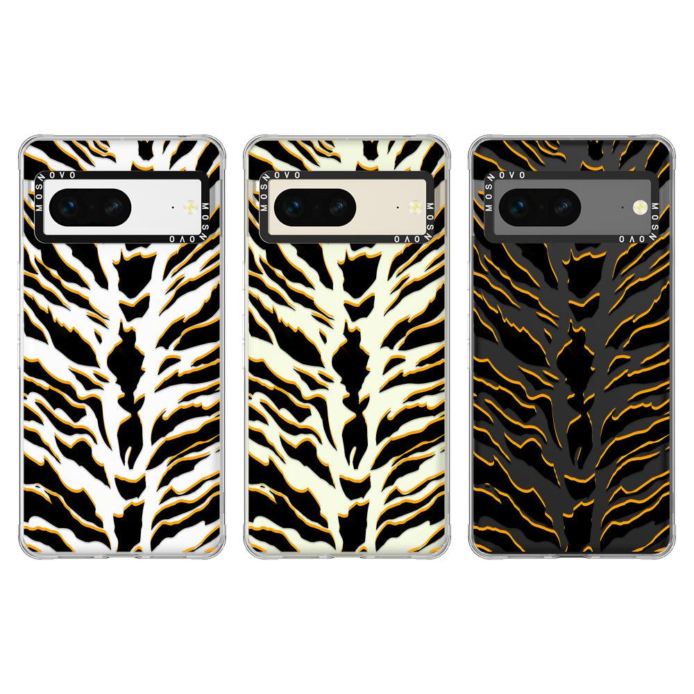 Tiger Print Phone Case - Google Pixel 7 Case - MOSNOVO