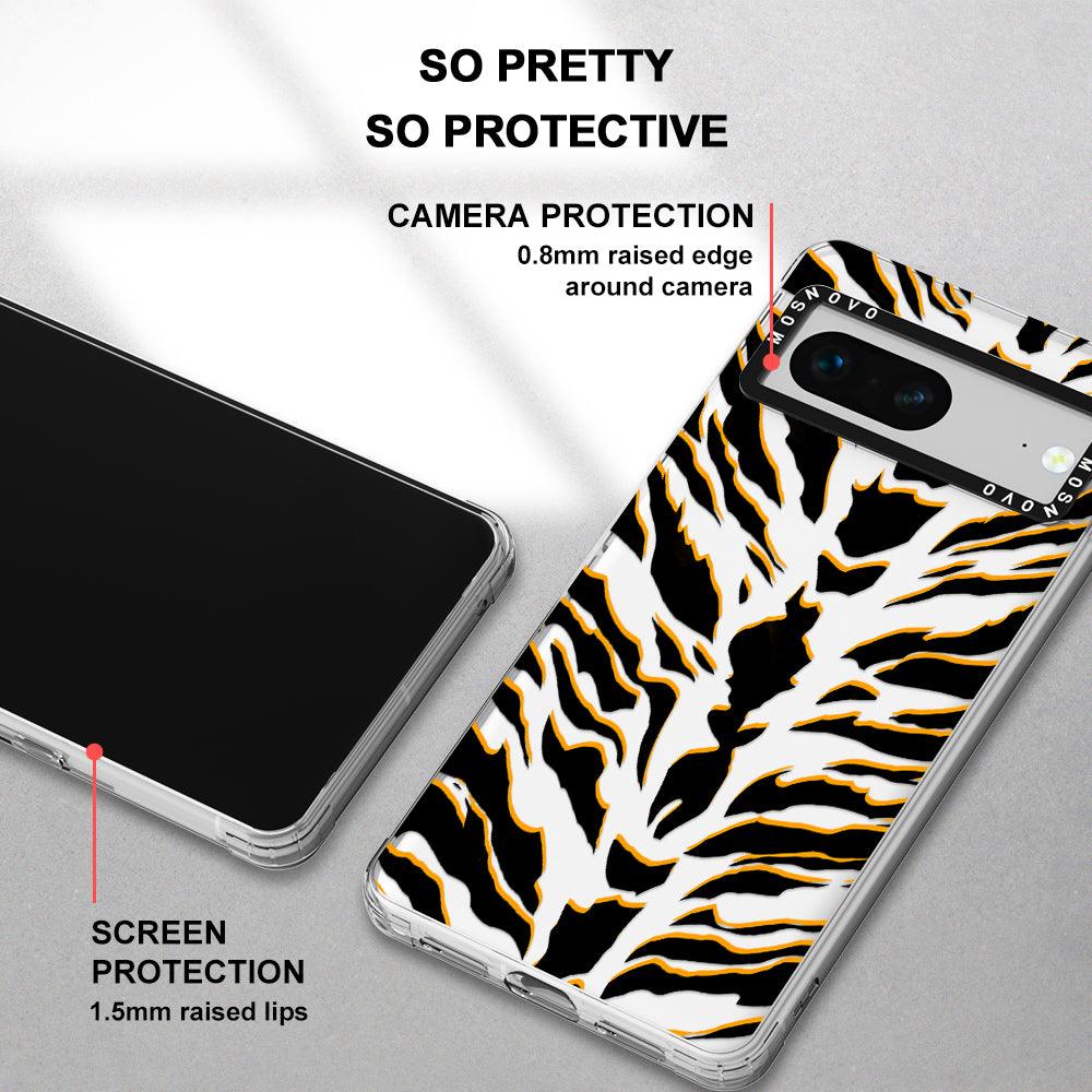 Tiger Print Phone Case - Google Pixel 7 Case - MOSNOVO