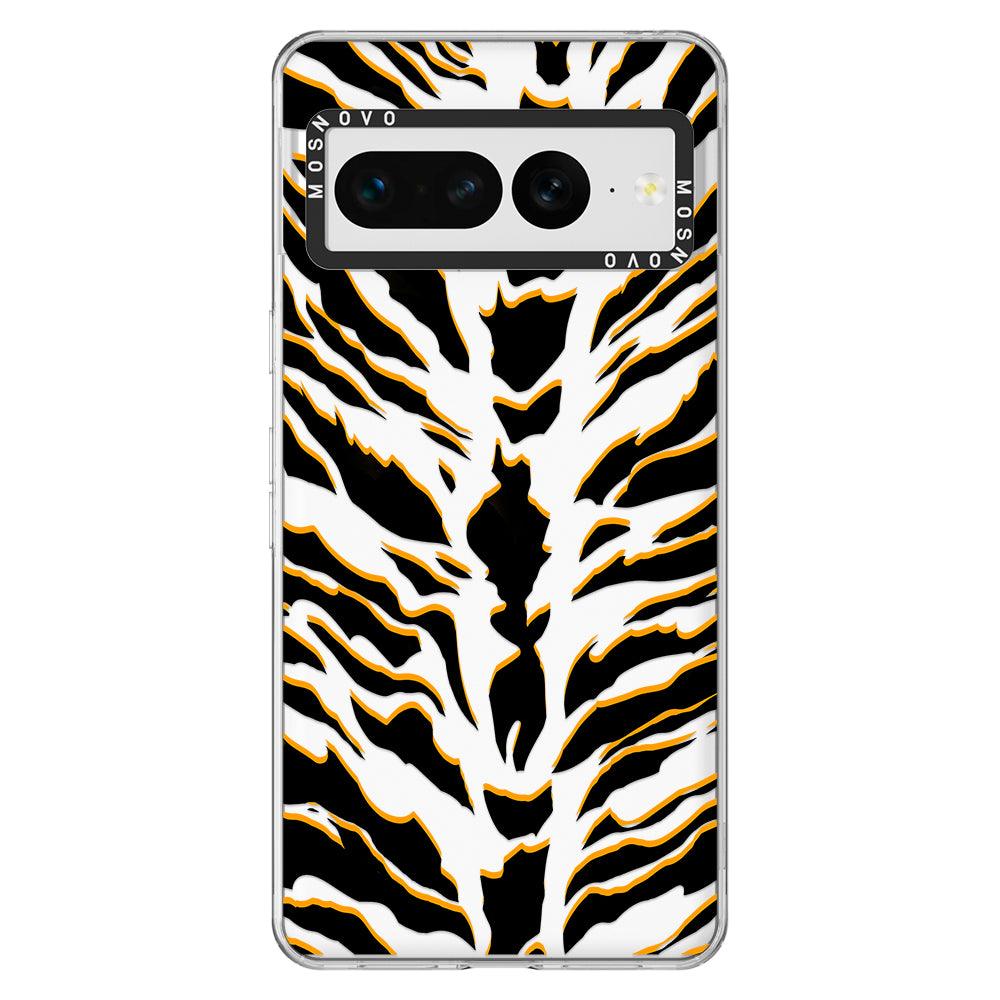 Tiger Print Phone Case - Google Pixel 7 Pro Case - MOSNOVO