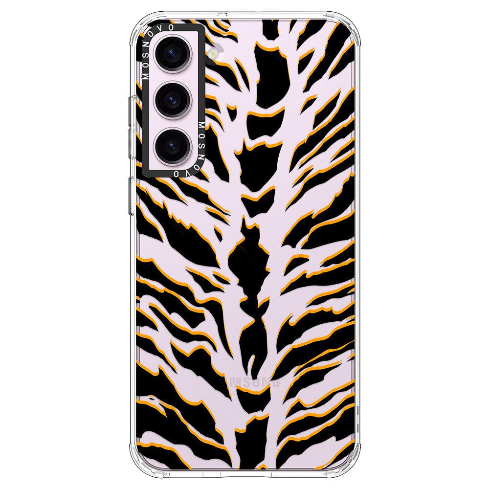 Tiger Print Phone Case - Samsung Galaxy S23 Case - MOSNOVO