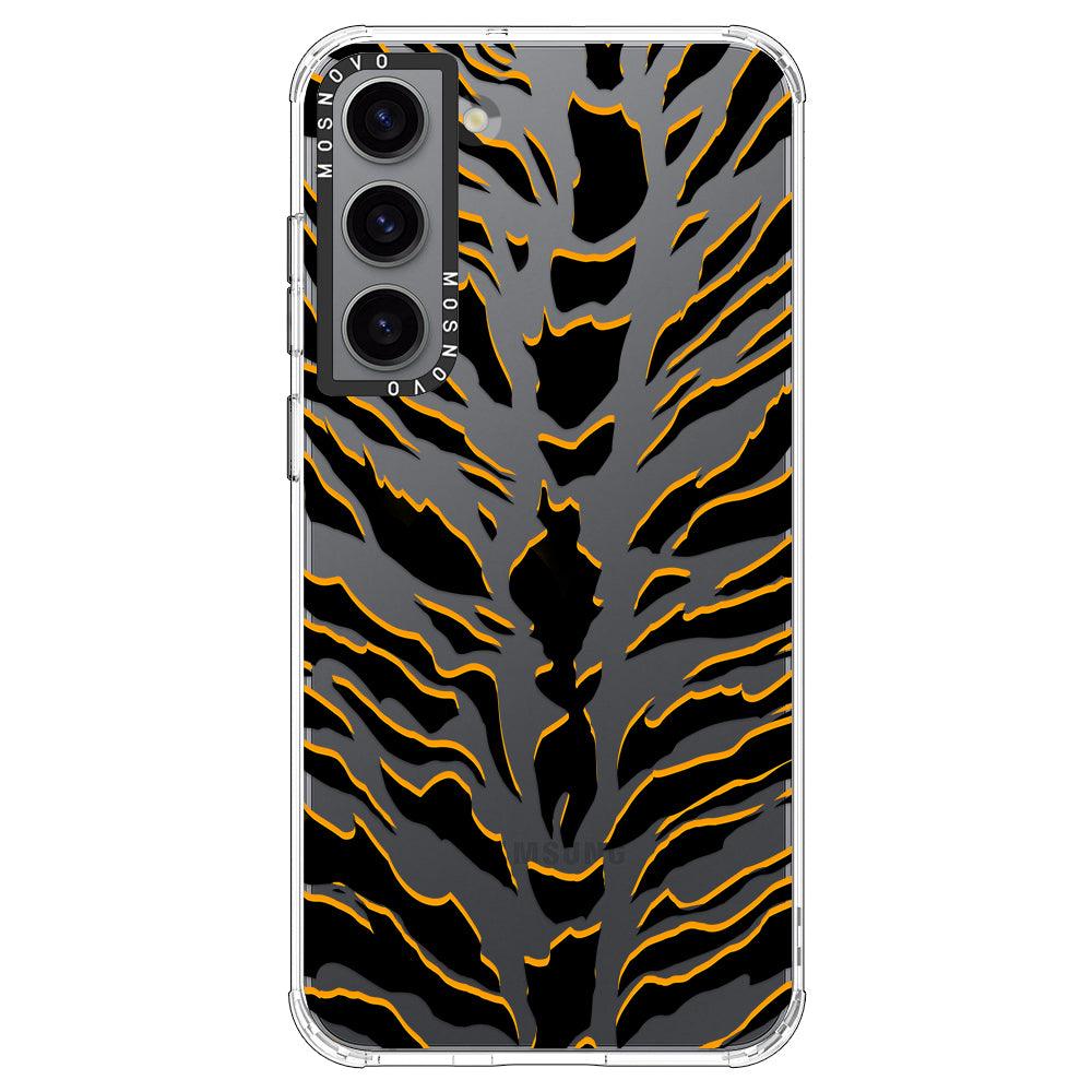 Tiger Print Phone Case - Samsung Galaxy S23 Case - MOSNOVO