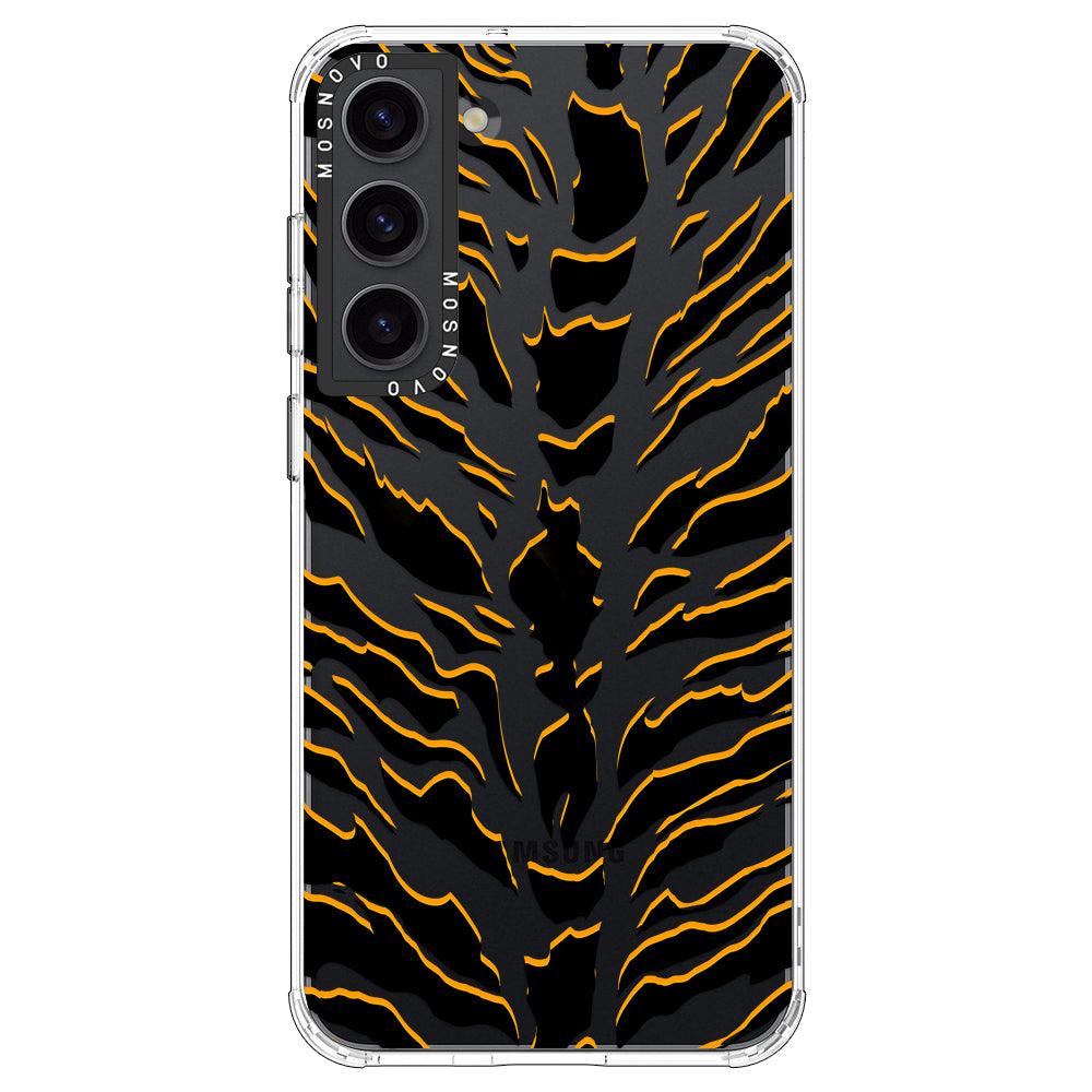 Tiger Print Phone Case - Samsung Galaxy S23 Case - MOSNOVO