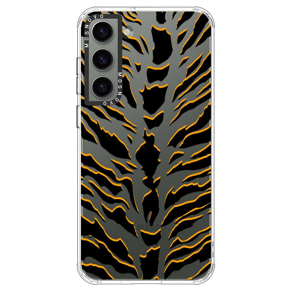 Tiger Print Phone Case - Samsung Galaxy S23 Plus Case - MOSNOVO