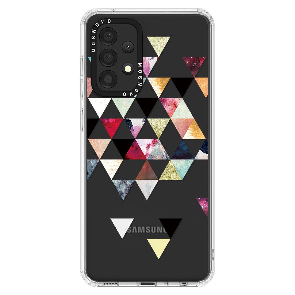 Triangles Stone Marble Phone Case - Samsung Galaxy A52 & A52s Case - MOSNOVO