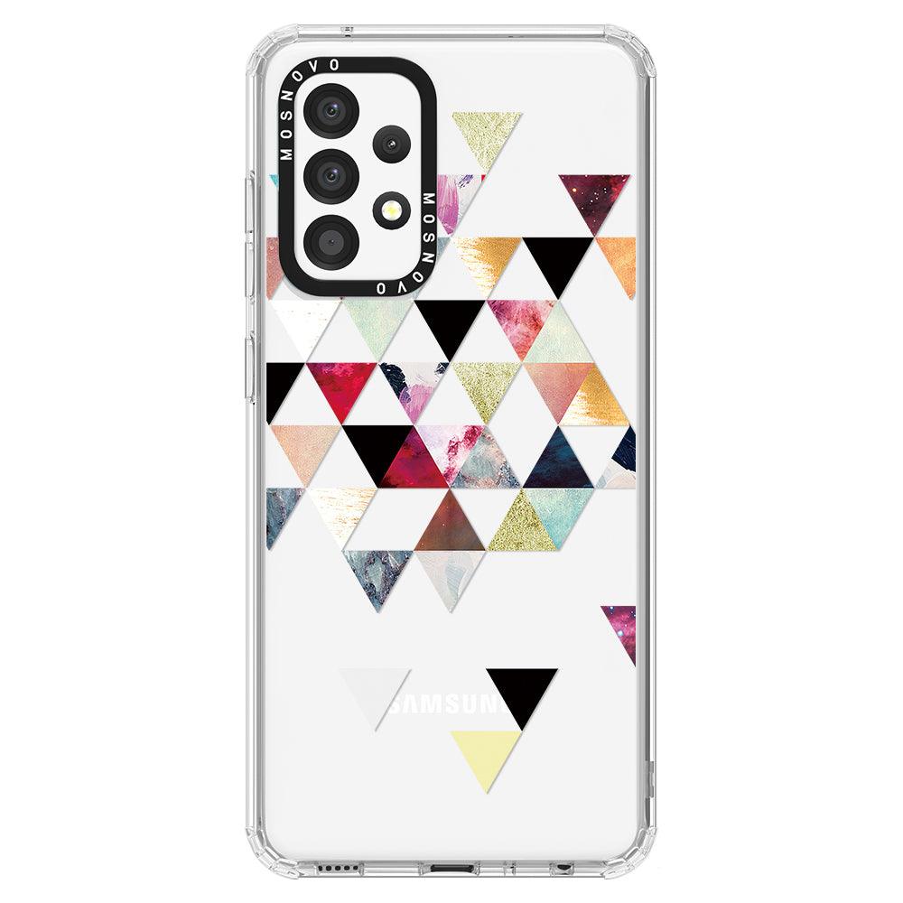 Triangles Stone Marble Phone Case - Samsung Galaxy A52 & A52s Case - MOSNOVO