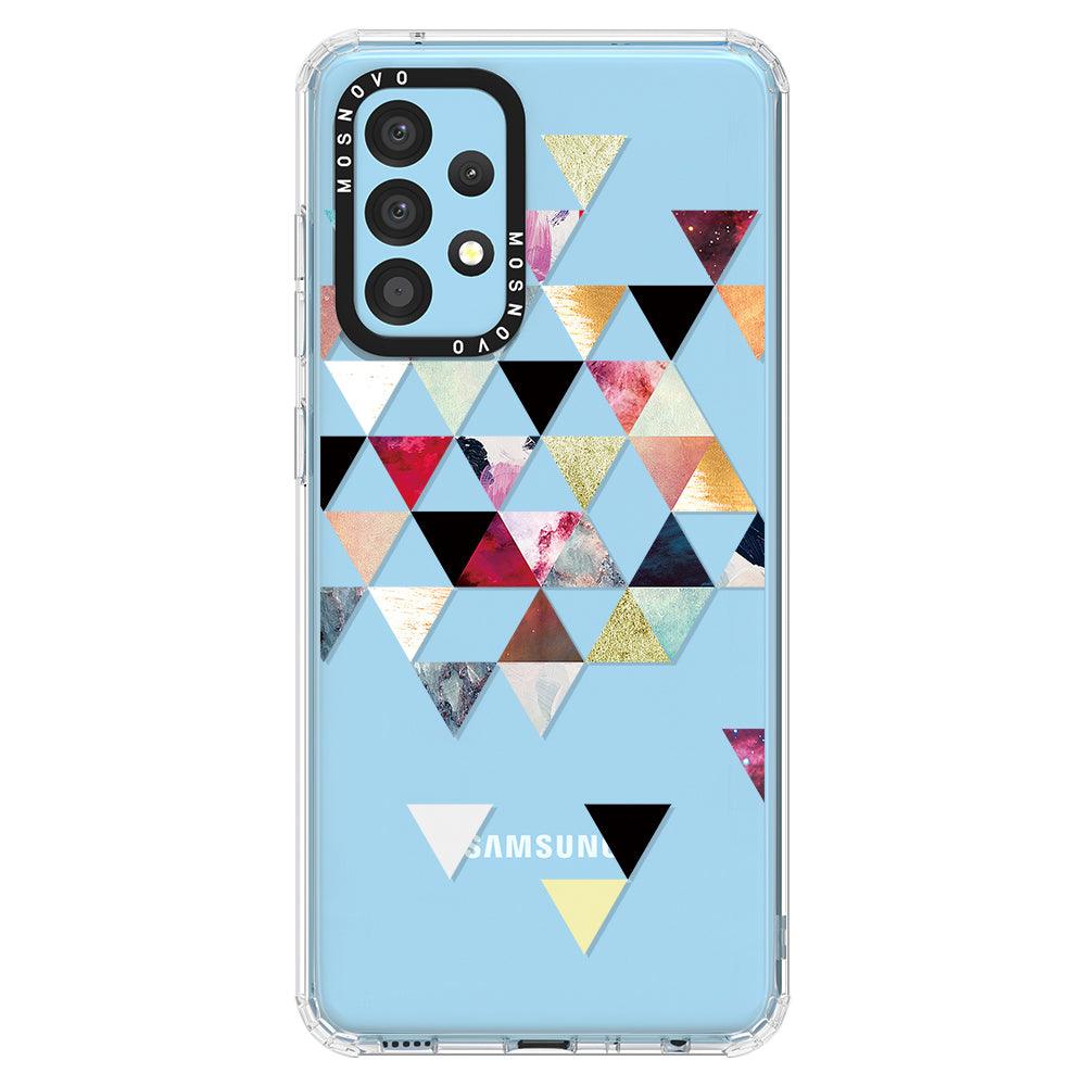 Triangles Stone Marble Phone Case - Samsung Galaxy A52 & A52s Case - MOSNOVO