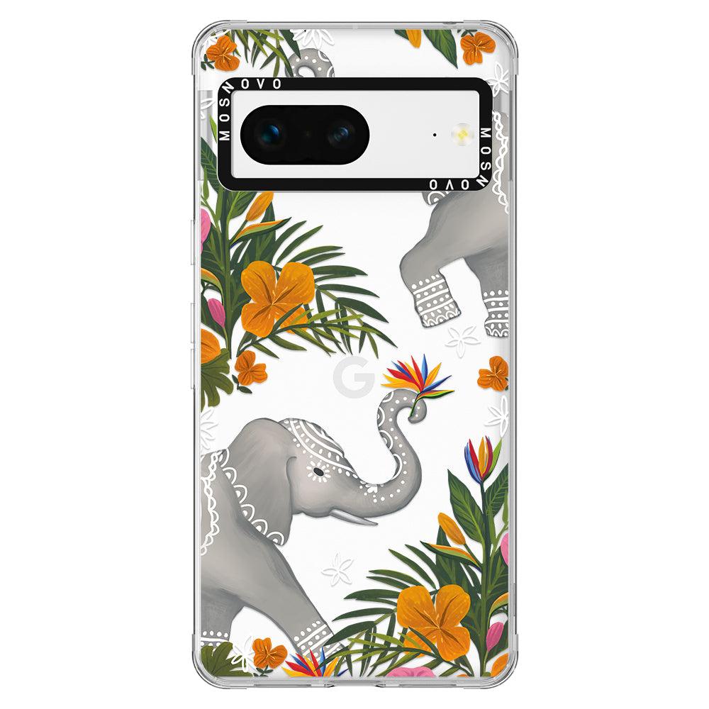 Tribal Elephant Phone Case - Google Pixel 7 Case - MOSNOVO