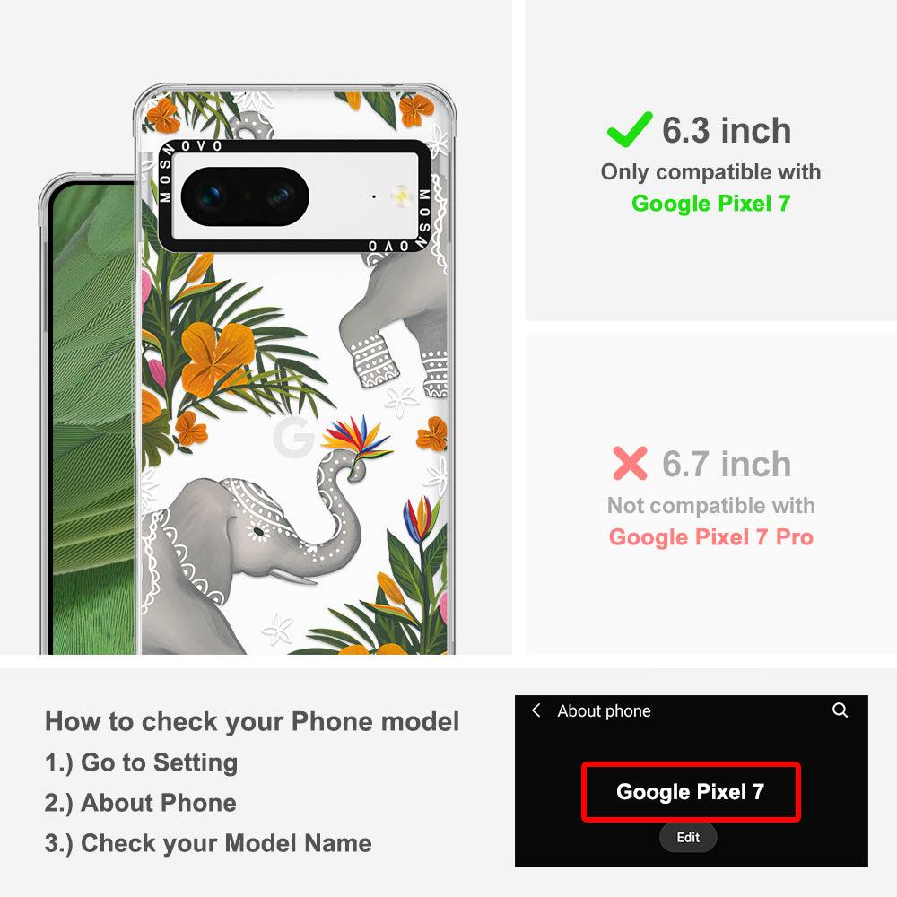 Tribal Elephant Phone Case - Google Pixel 7 Case - MOSNOVO