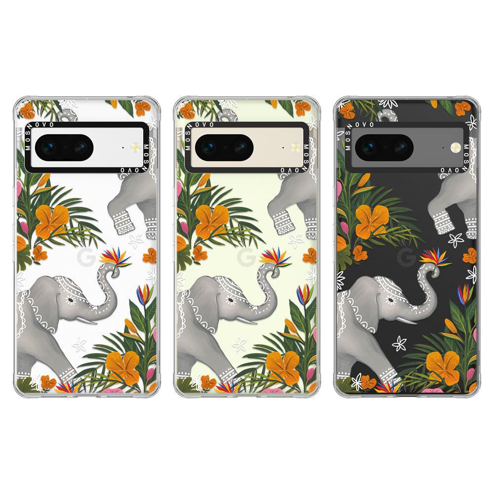 Tribal Elephant Phone Case - Google Pixel 7 Case - MOSNOVO