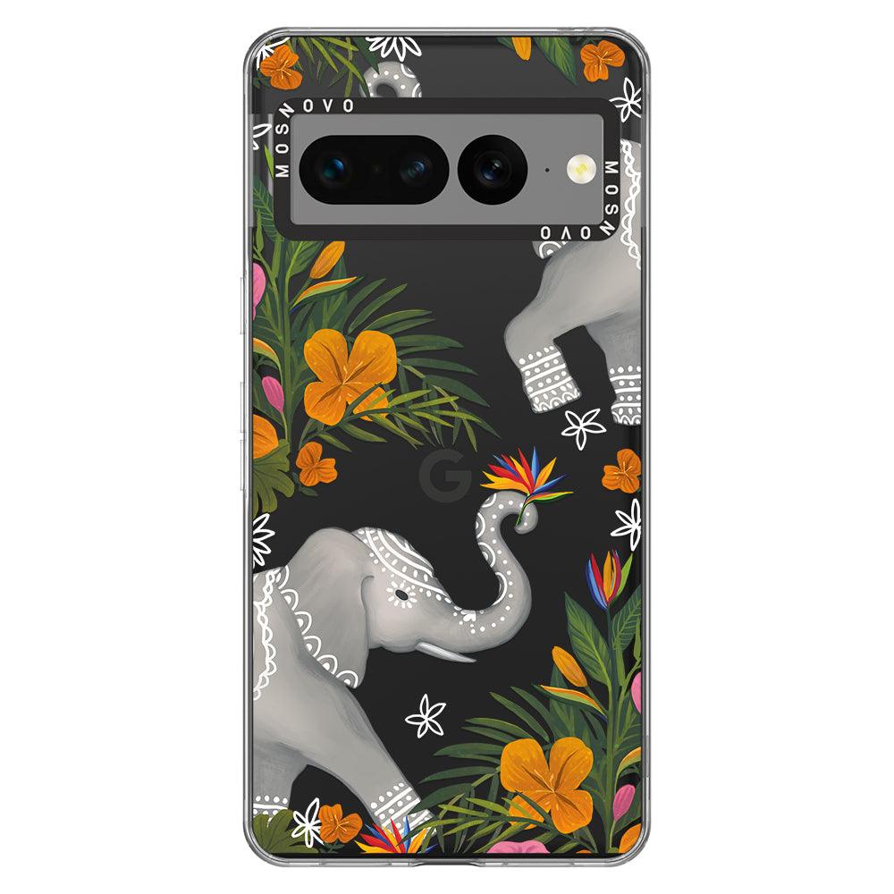 Tribal Elephant Phone Case - Google Pixel 7 Pro Case - MOSNOVO