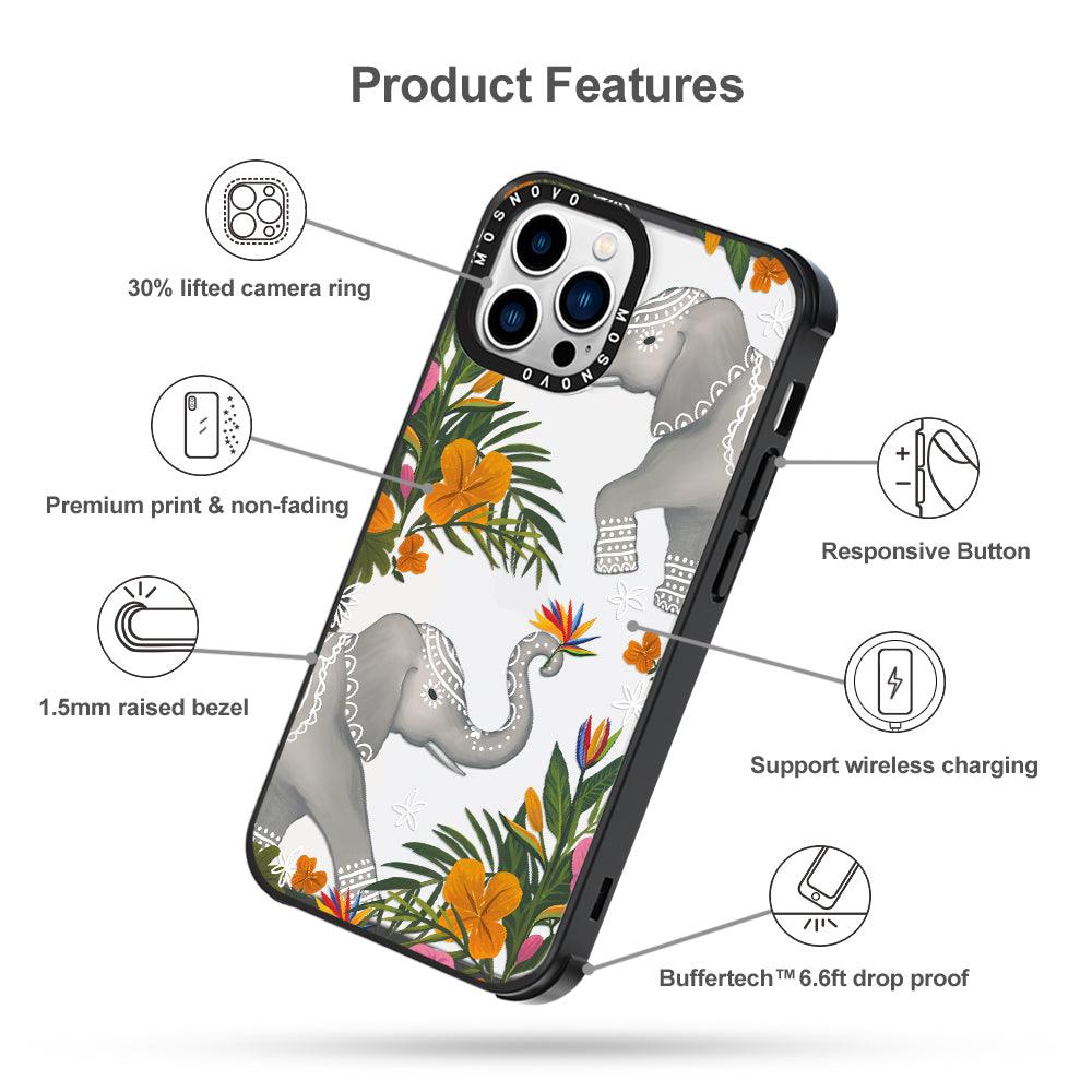 Elephant Phone Case - iPhone 13 Pro Max Case - MOSNOVO