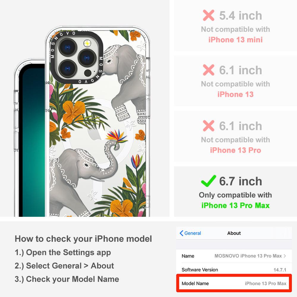 Elephant Phone Case - iPhone 13 Pro Max Case - MOSNOVO