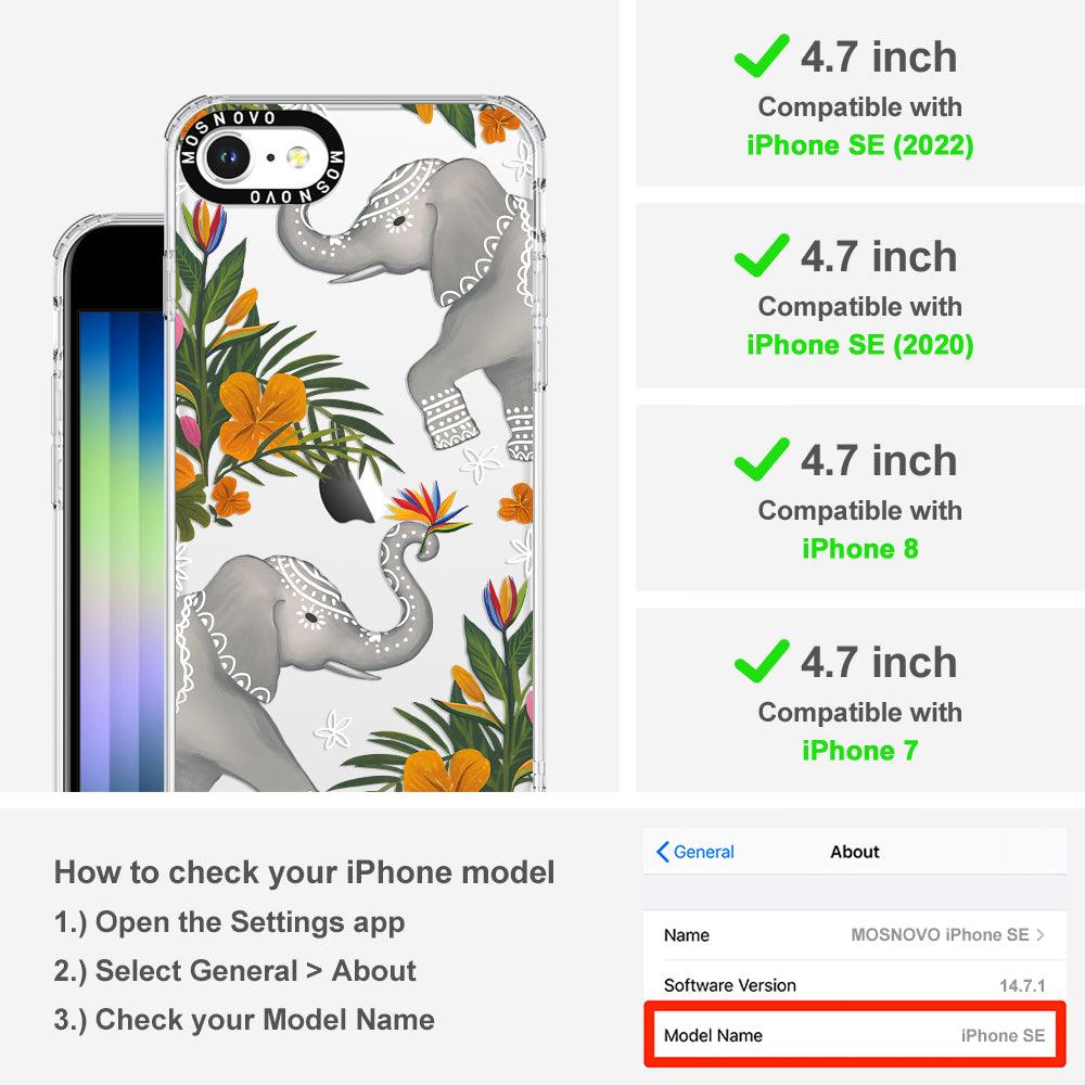 Elephant Phone Case - iPhone 7 Case - MOSNOVO