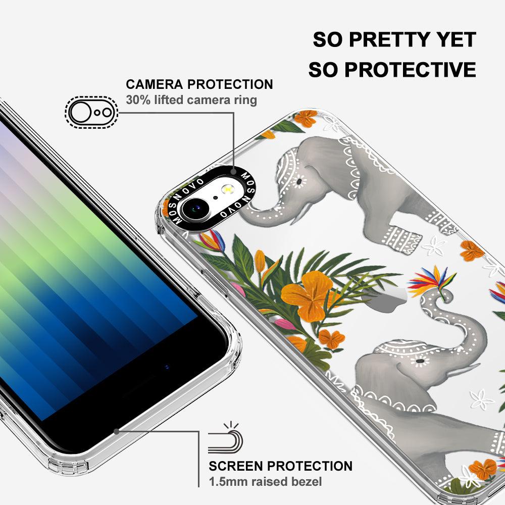 Elephant Phone Case - iPhone SE 2020 Case - MOSNOVO